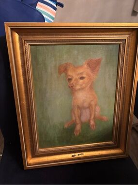 chihuahua orginal painting by Elaine Marvin